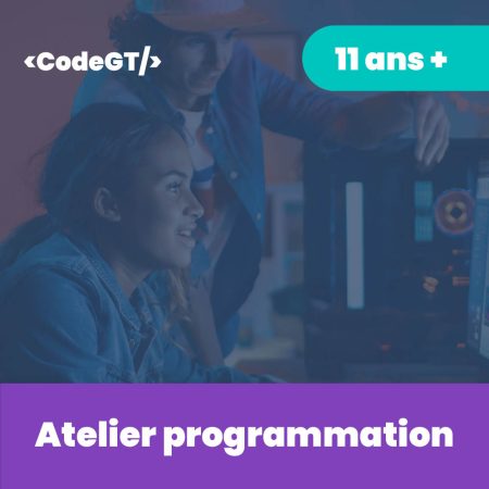 Cursus codage informatique en présentiel à partir de 11 ans