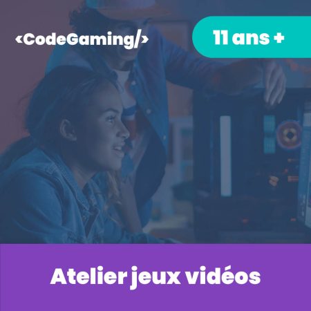 Cursus création jeux vidéo à partir de 11 ans
